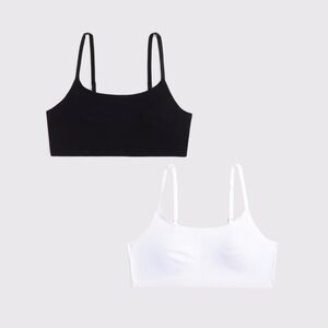 Abercrombie & Fitch Seamless Bralettes - Black